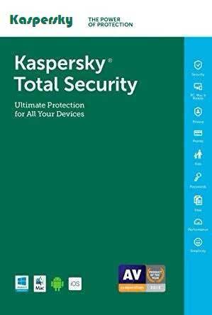 Kaspersky Total Security 2019 3 Devices 1 Year PC/Mac/Android